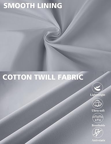 COOFANDY Men's Lightweight Jackets Cotton Casual Jacket Zip Up Eisenhower Coat Work Golf Outwear-Light Gray